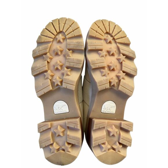 Sorel Loafers Joan Now Slip On Chunky Leather Cream size 10 - Picture 8 of 8